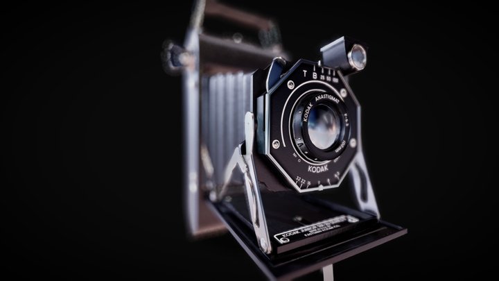 Old Camera, Kodak 3D Model