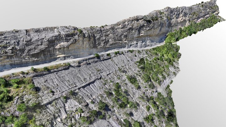 Arén Formation shorefaces 3D Model