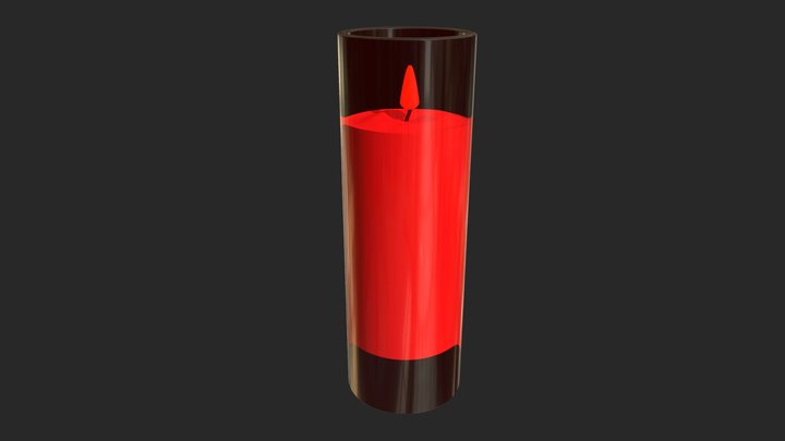 Votive candle 3D Model