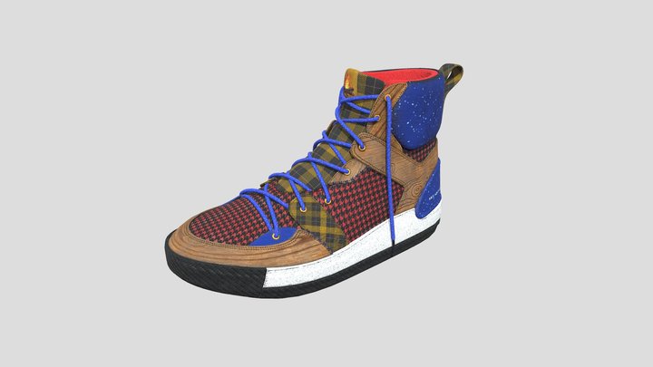 Substance 3D Stager Render - The Great Shoecase 3D Model