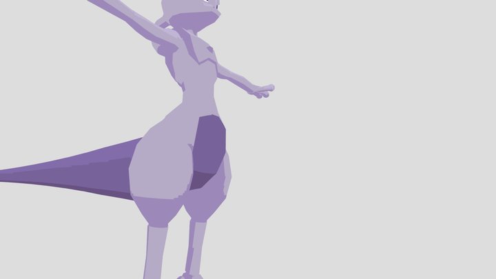 Mewtwo 3D Model