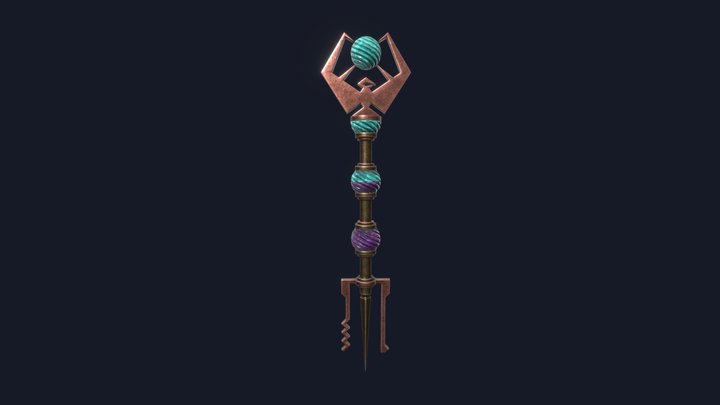 Skeleton Key 3D Model