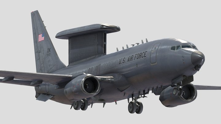 Boeing E-7 Wedgetail 3D Model