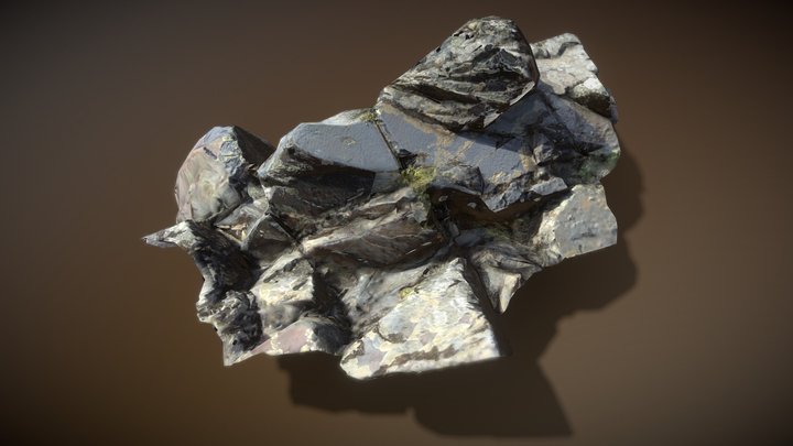 Gravura paleolítica do Cavalo de Ocreza 3D Model