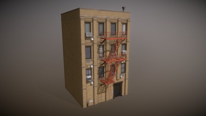 Apartment | Realistic Residential Structure – Modello 3D gratuito STL