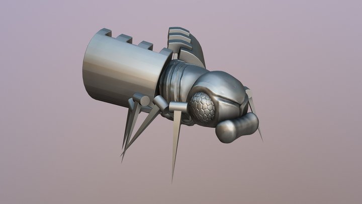 2018 SculptJanuary Day 28 - Cyber 3D Model