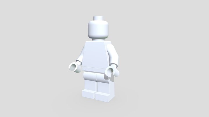 Lego Minifig - Work In Progress 3D Model