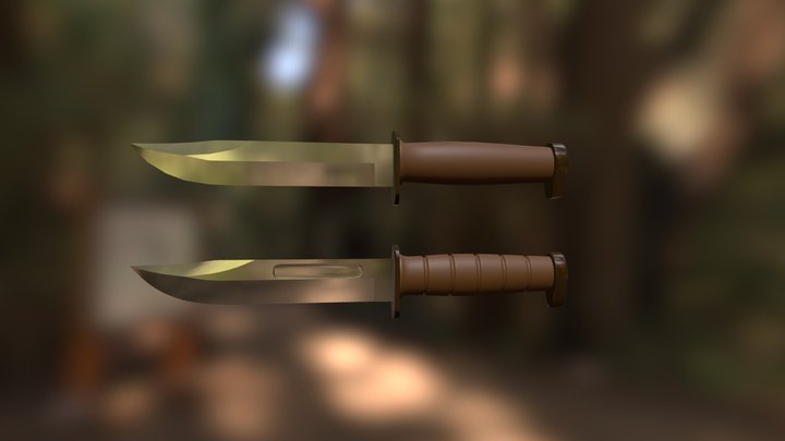 Knife 3D Model