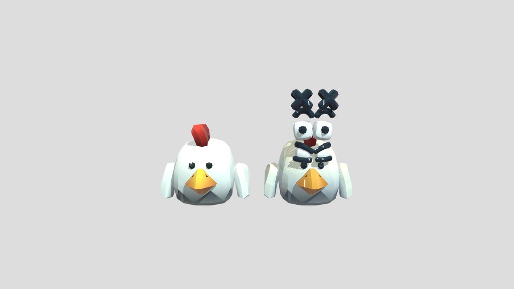 Micro Rooster Rudy 2 versions:original and CG