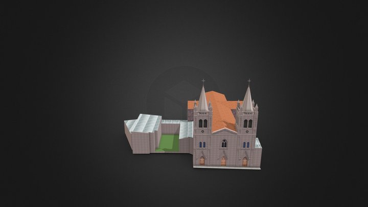 Templo de la Recoleta 3D Model