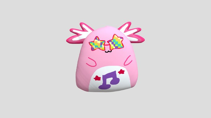 Sqiushmallows Happy Meal Archie 3D Model