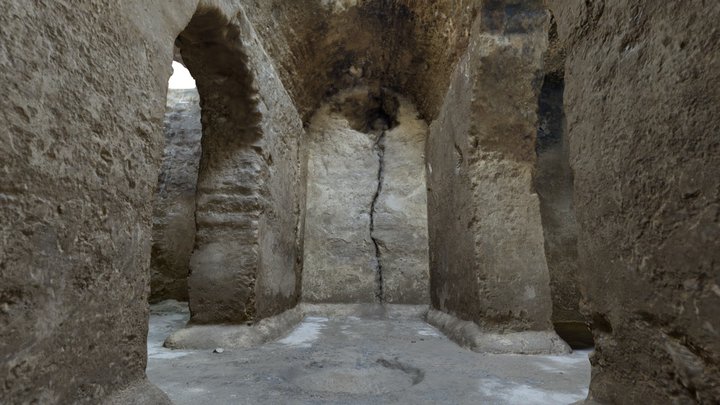 Aljibes Castillo de Relleu (Relleu, Alicante) 3D Model