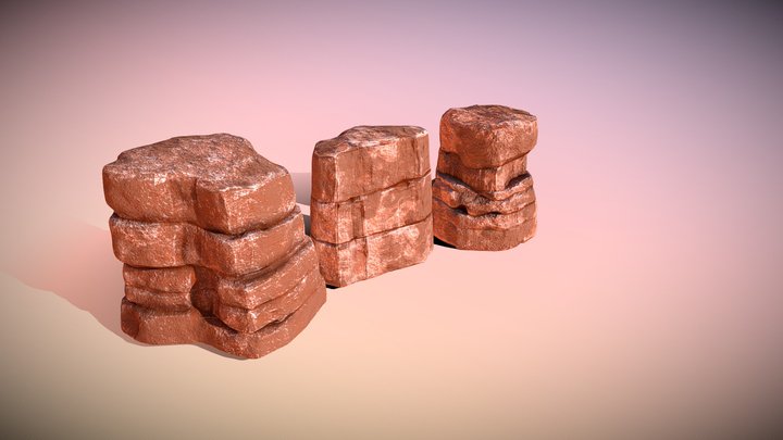 Rock pack (part) 3D Model