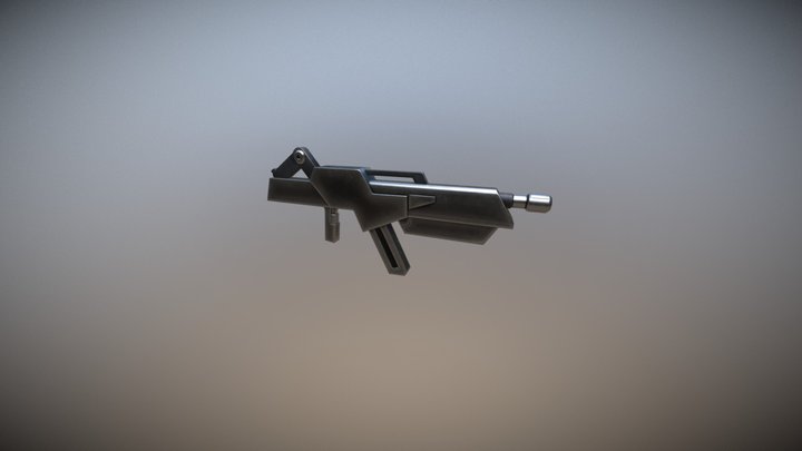 IO Frame Shiden Rifle 3D Model
