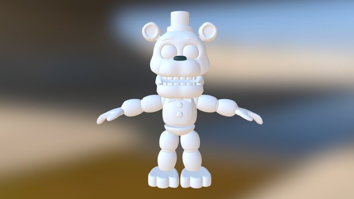 Freddy fazbear Adventure 3D Model