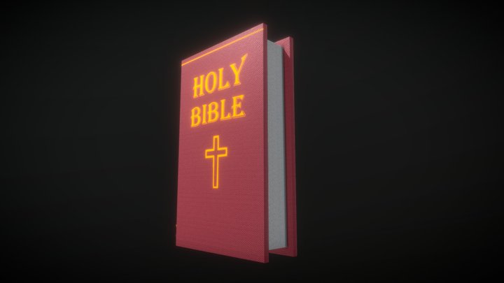 Holy bible book model 3D Model
