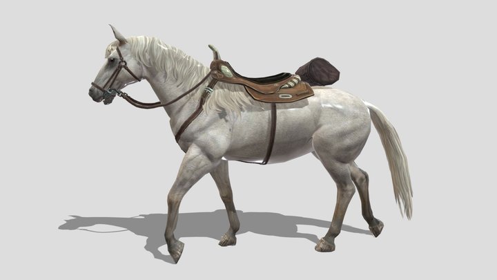 Horse – Stylized Animated 3D Model