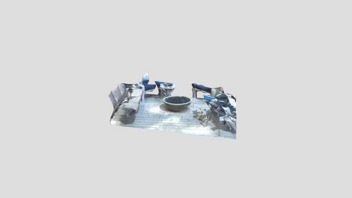 Fire Place 3D Model