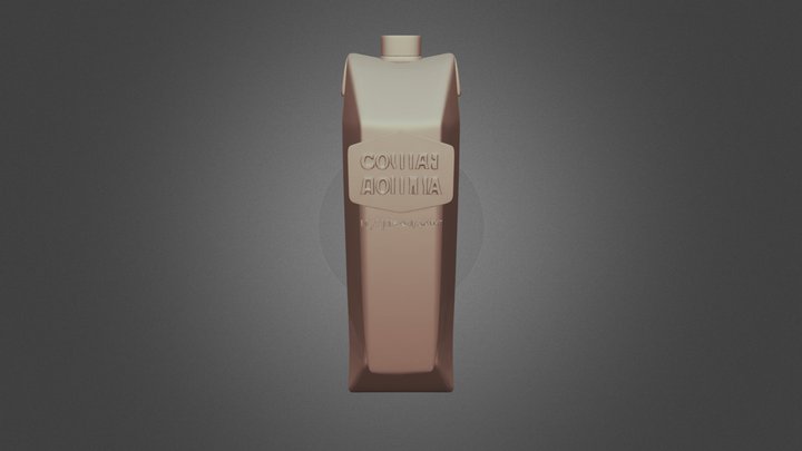 Paper packaged multifruit juice carton 3D Model