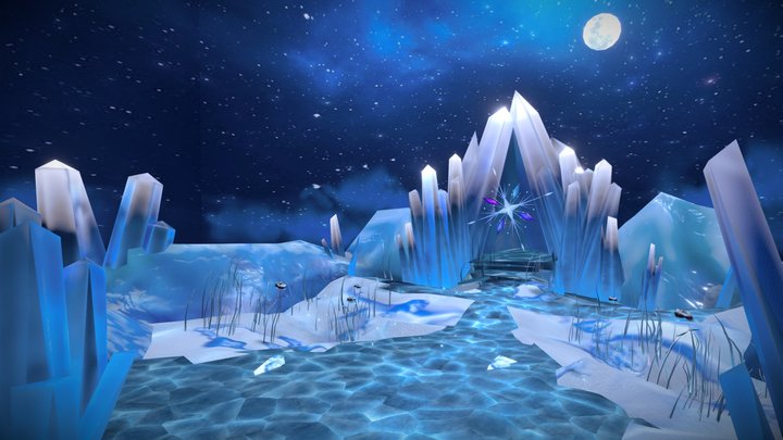 Frozen scene test 3D Model