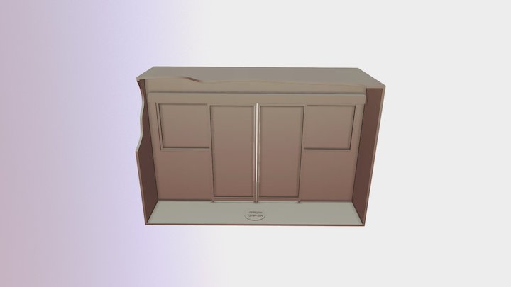 Sliding doors 3D Model