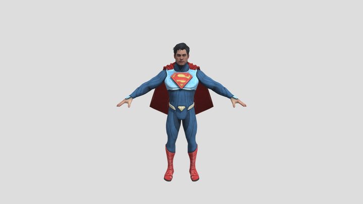 Mobile - Injustice 2 - Superman Injustice 2 3D Model