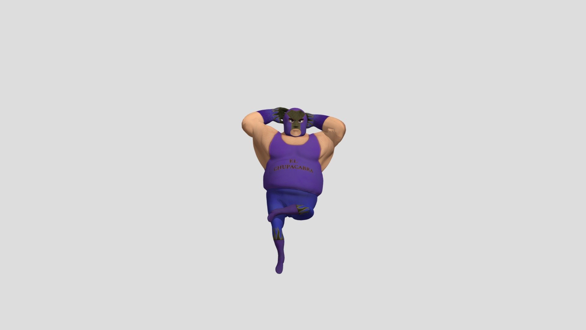 Wrestler - Sitting Relaxed