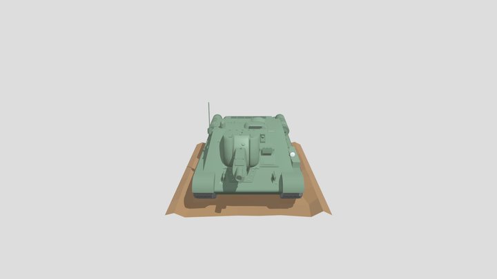SU-122 3D Model