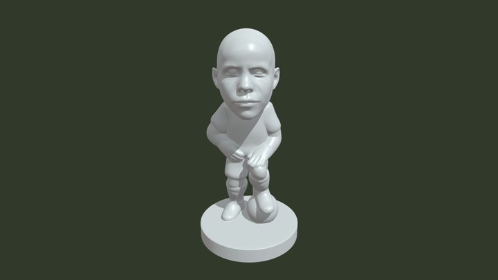 RONALDO NAZARIO PRINTABLE MODEL 3D Model