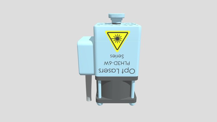 CNC Laser Engraving Head Opt Lasers Grav 3D Model