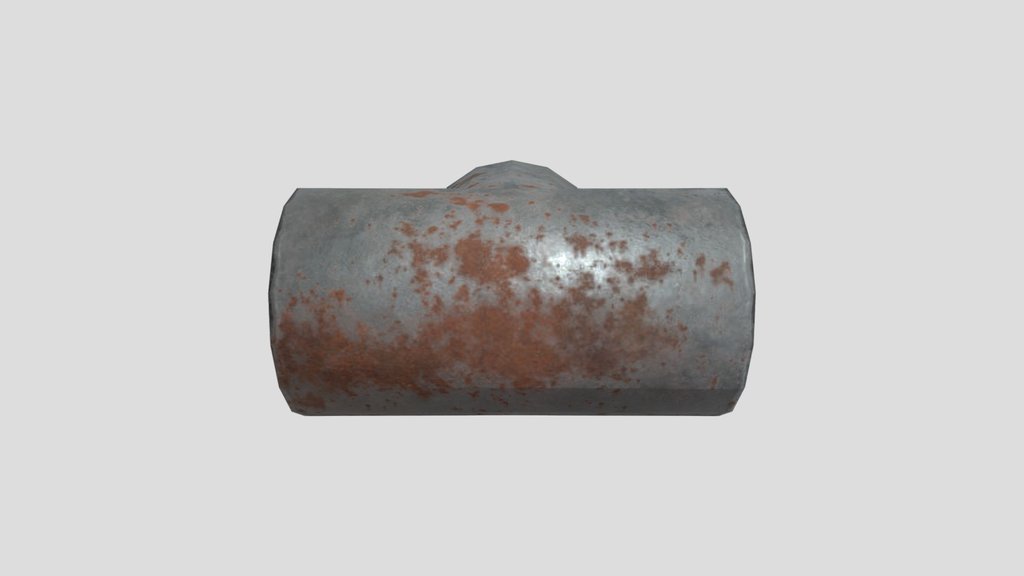 Ventilation Round Pipe Intersection