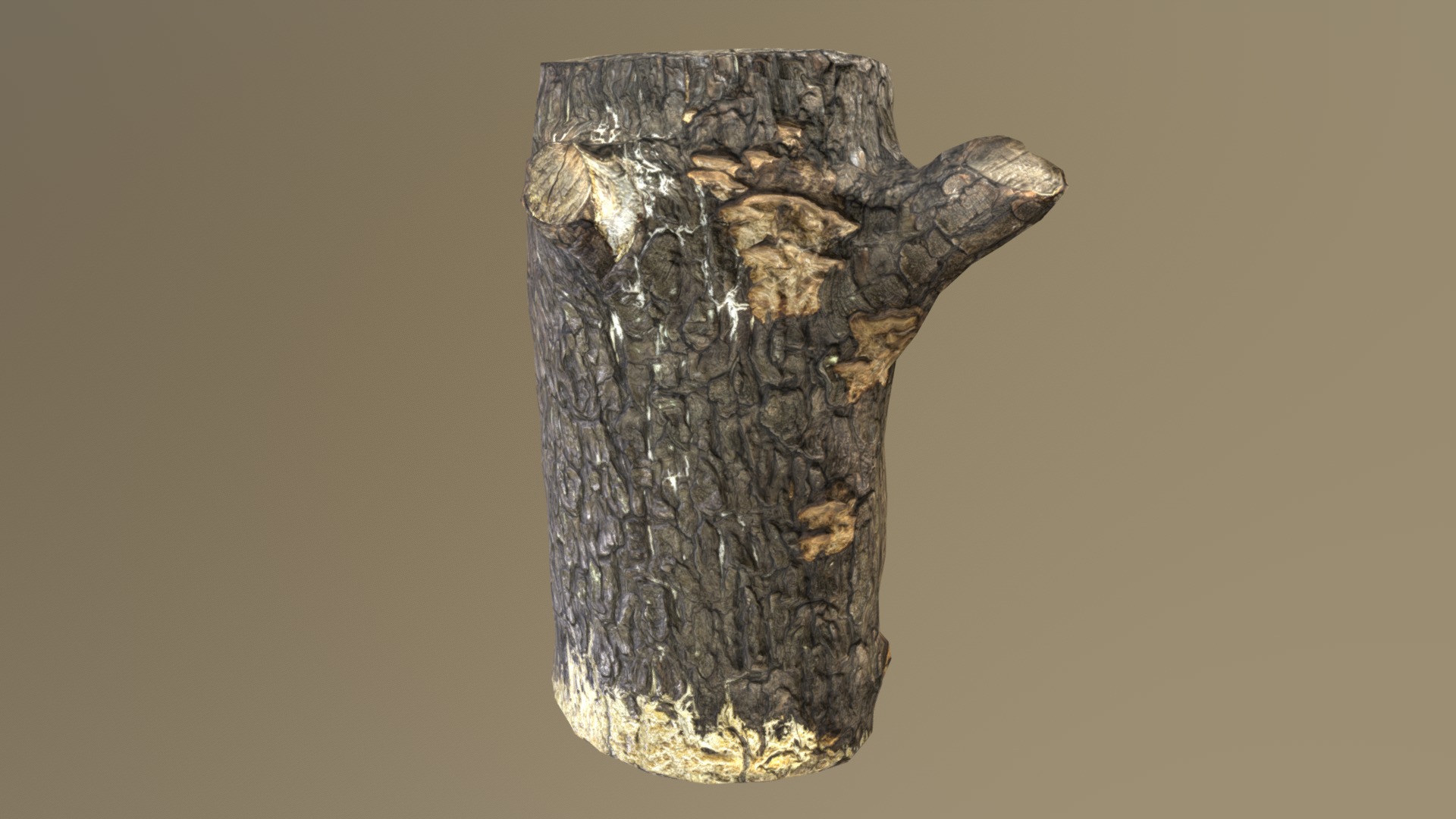 3D model Stump02 - This is a 3D model of the Stump02. The 3D model is about a close-up of a glass bottle.