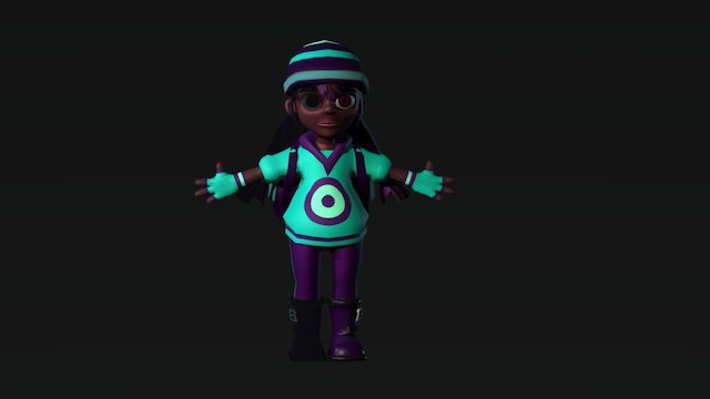 Jesse With First Pass Texture 3D Model