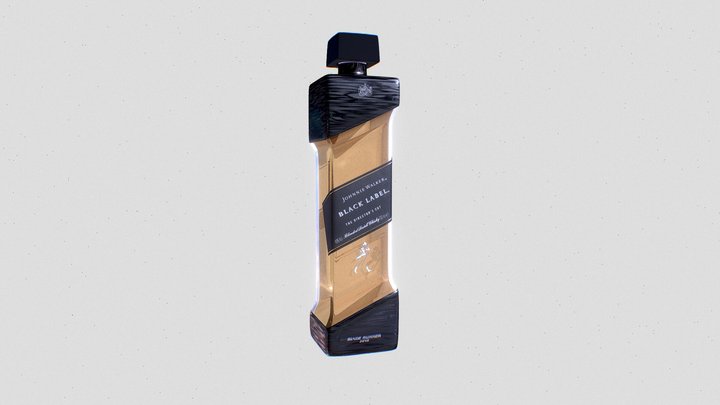Johnnie Walker Black Label Blade Runner 2049 3D Model