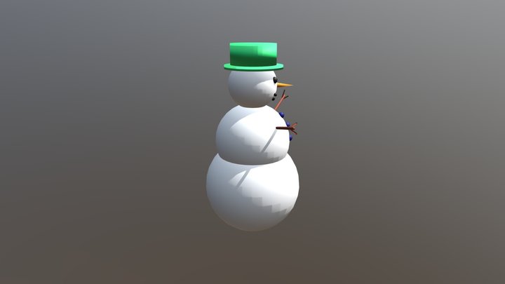Snow Kid 3D Model