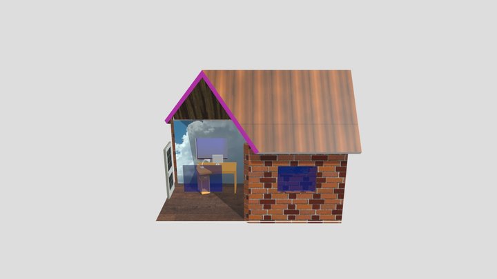 Domik AutoCAD 3D Model