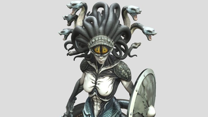 Serpent_ Guardian 3D Model
