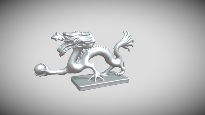 Flaming Dragon (▰˘◡˘▰) 3D Model