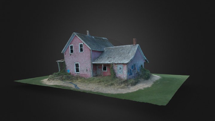 Red house - first render 3D Model