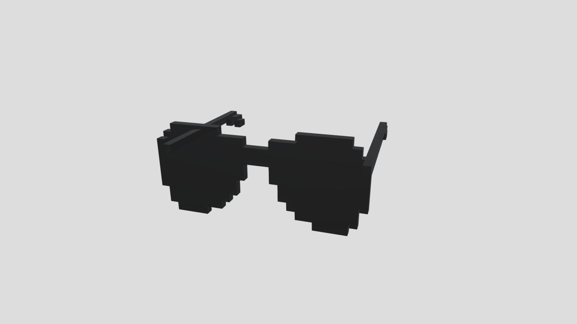 Sunglasses / サングラス (Voxel)
