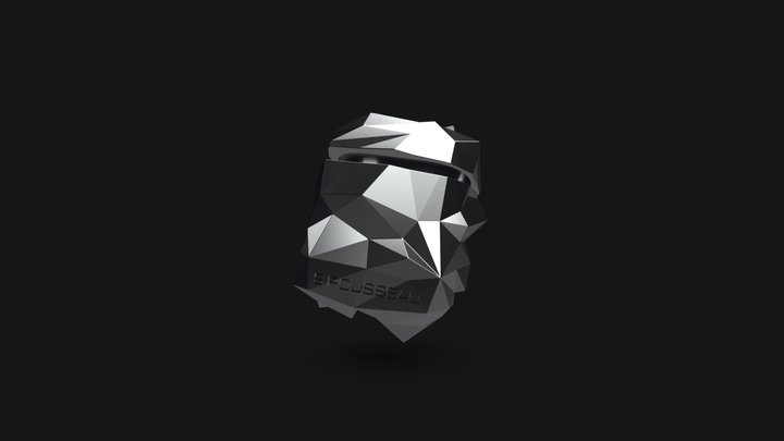 airpods case v1 triangulated 3D Model