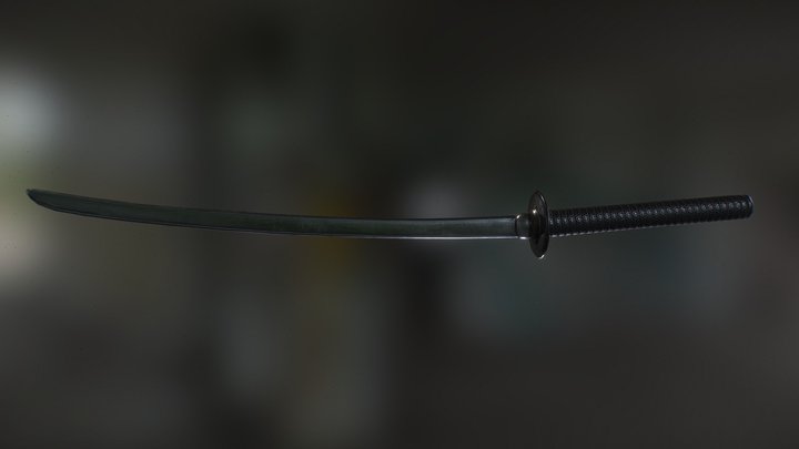 Katana of Truth (color variations) 3D Model