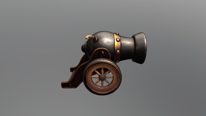 Cannon Test Upload 3D Model