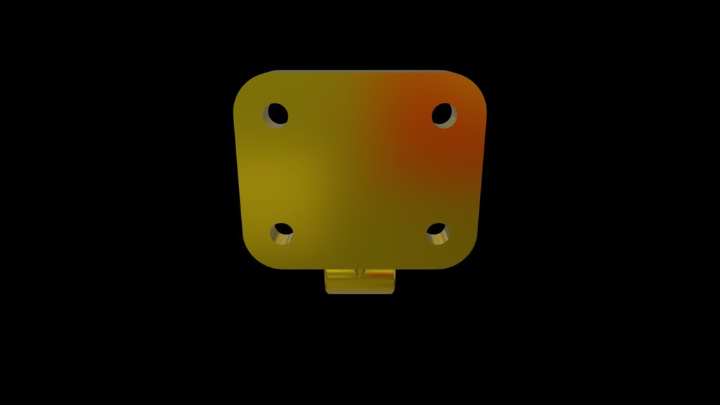 Hinge Mounting Bracket with Cylindrical Pivot
