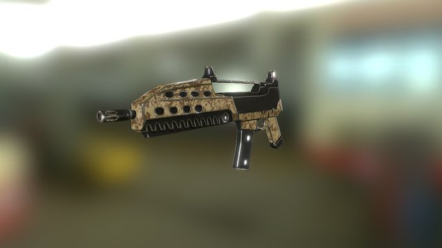 XM8 based gun 3D Model