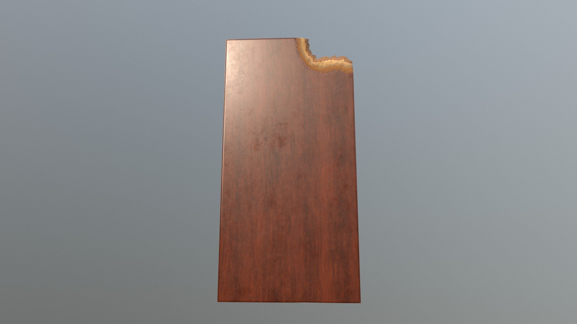 broken wooden board