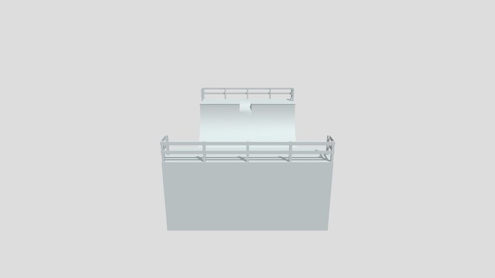 Ramp (Half-Pipe) Model 3D Model