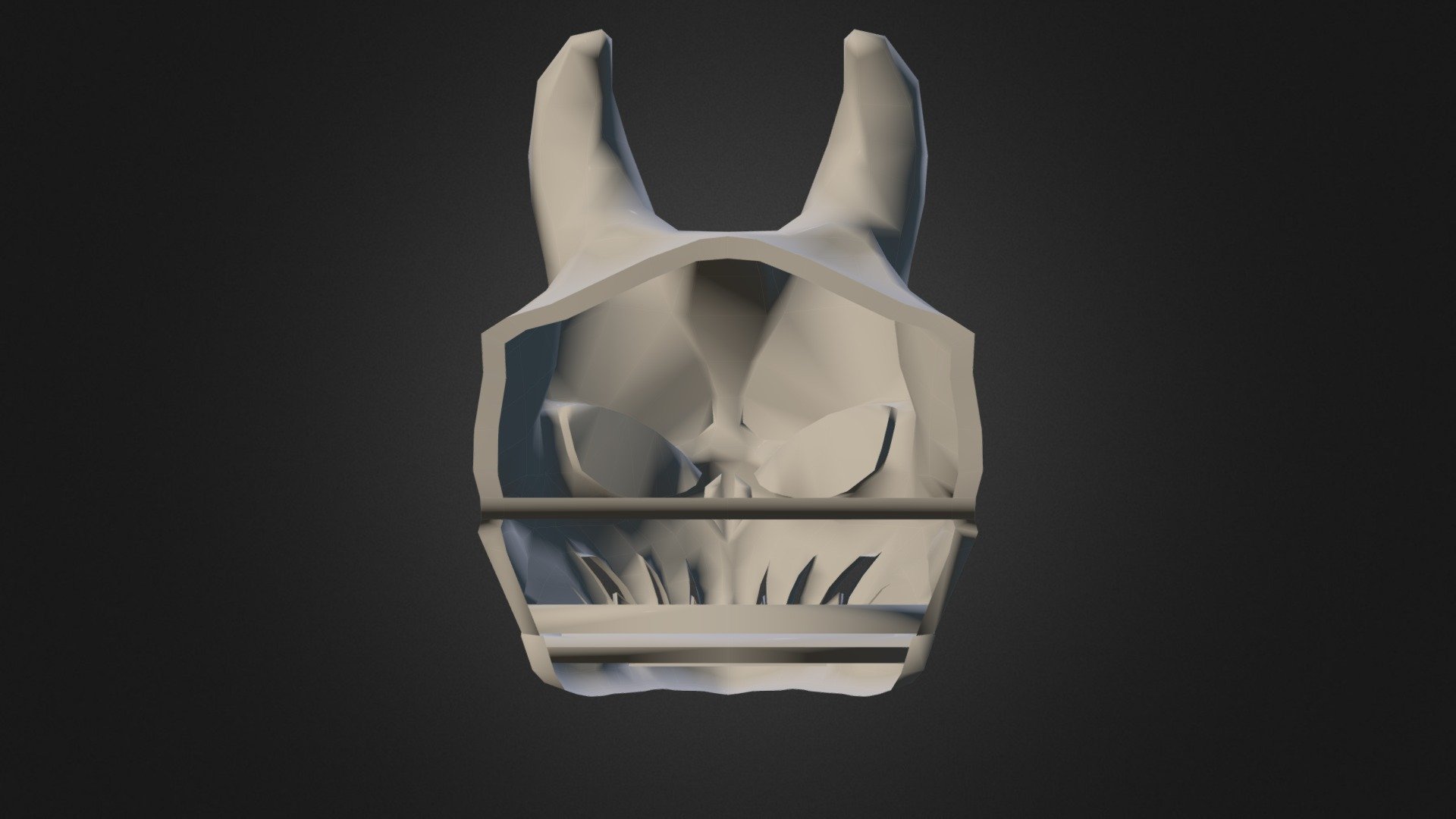 Hell Skull Mask By Necrosster For Pepakura Ru