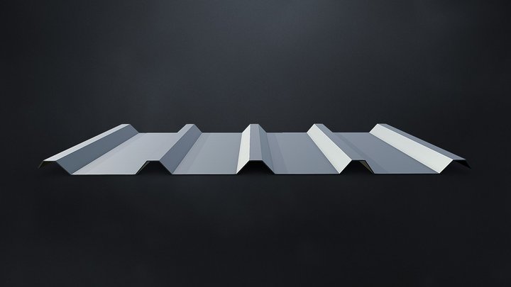 WIDEK Profile (762 Cover)-Youngman Roofing 3D Model