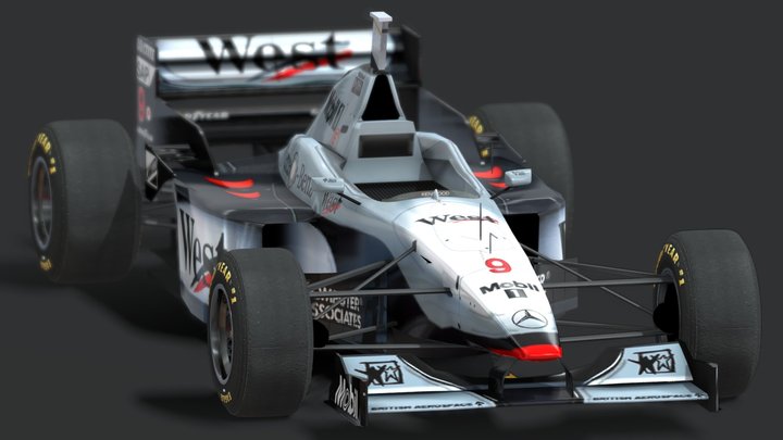 1997 Mclaren MP4/12 – Free 3D Model STL
